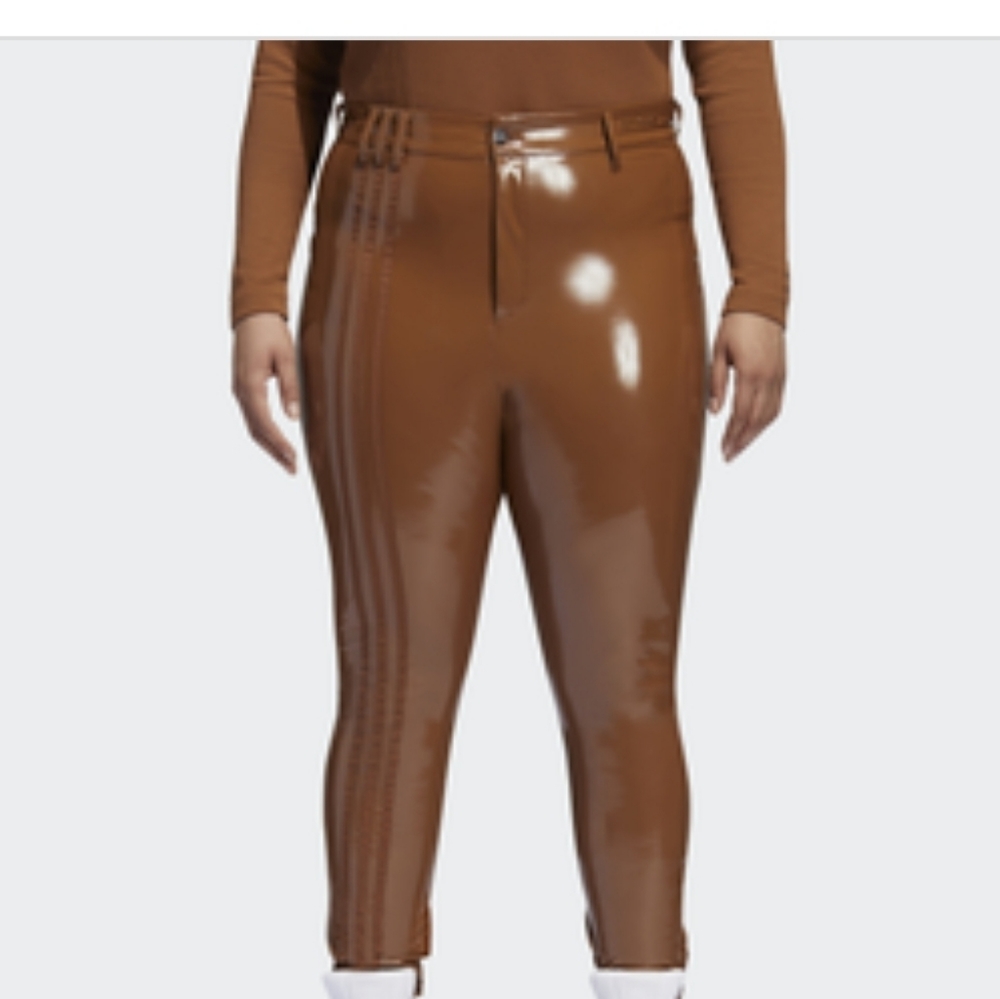 Ivy Park PLUS size 3 Stripe Pleather Pants